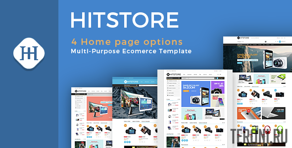 Шаблон интернет-магазина цифровых товаров OpenCart - HitStore