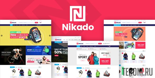 Универсальный шаблон интернет-магазина OpenCart - Nikado