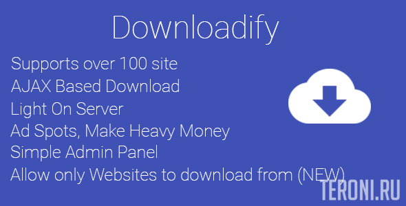 Скрипт загрузки видео - Downloadify v1.0
