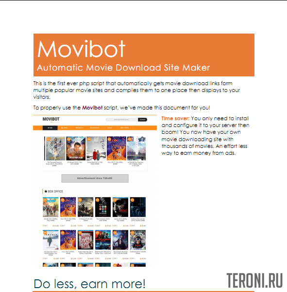 Автонаполняемый видео сайт - Movibot v2.0