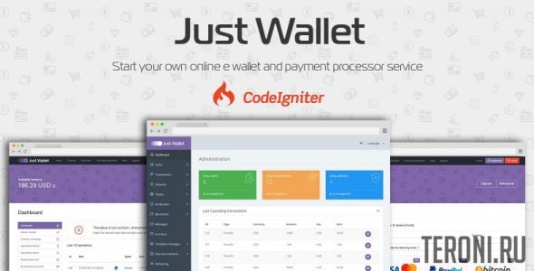 Скрипт платежного шлюза Just Wallet v2.0.4