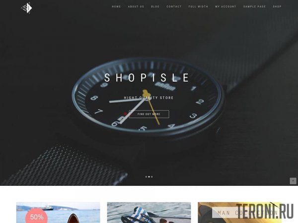 ShopIsle - премиум шаблон для WordPress