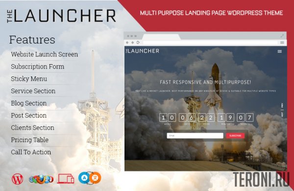 Премиум шаблон WordPress - The Launcher