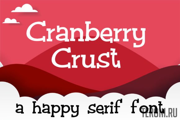 Шрифт Cranberry Crust