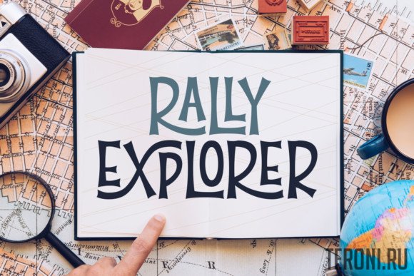 Шрифт Rally Explorer