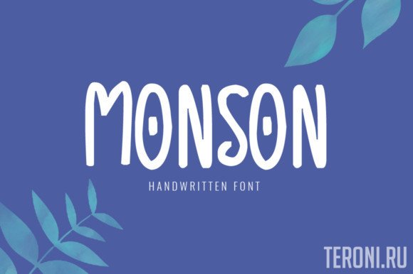 Шрифт Monson