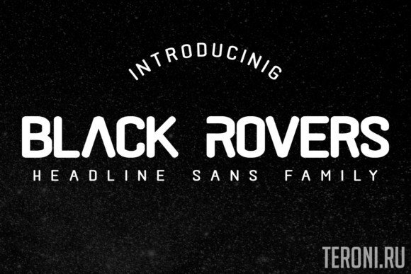 Шрифт Black Rovers