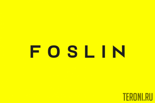 Шрифт FOSLIN