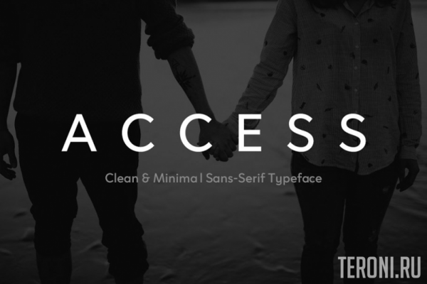 Шрифт ACCESS