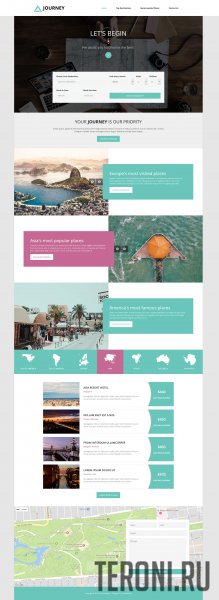 HTML шаблон сайта Journey