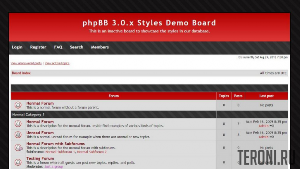 Светлый стиль Sliced для форума phpbb 3.0.х