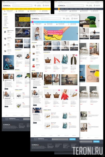 Шаблон для OpenCart 3 — Corsica v2.7