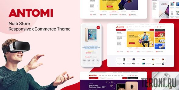 Шаблон для Prestashop — Antomi v1.0