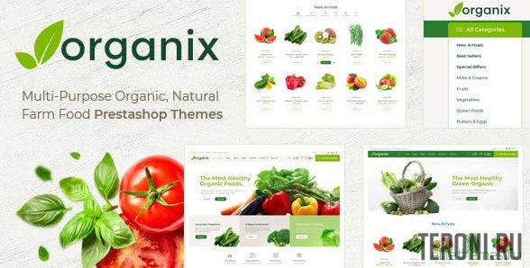 Шаблон для Prestashop — Organix