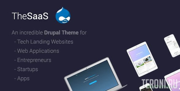 Софт шаблон Drupal 8 — TheSaaS v1.5