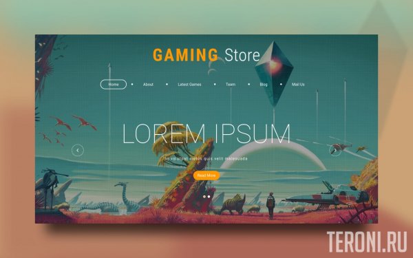 Игровой HTML шаблон — Gaming Store