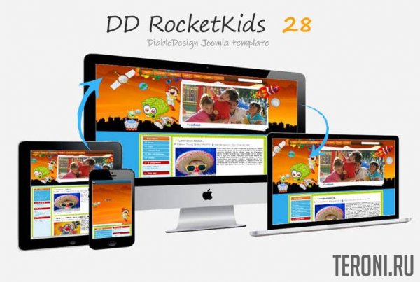 Образовательный шаблон Joomla 3.9 — Rocket Kids