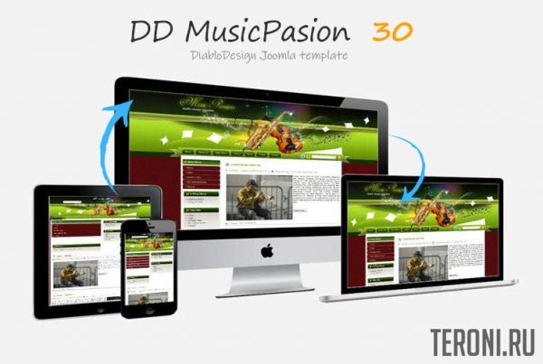 Шаблон Joomla 3.9 для музыкального сайта — MusicPasion