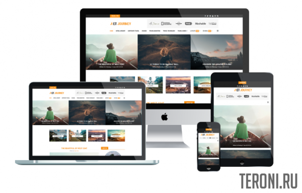 ET Journey - Бесплатный отзывчивый шаблон Joomla 3.9