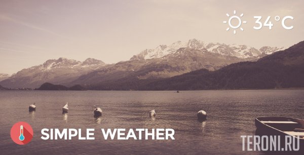 Виджет погоды для WordPress – Simple Weather v4.3.3