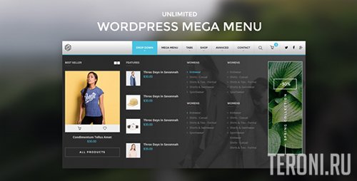 Плагин мега-меню для WordPress – WP Mega Menu v1.2