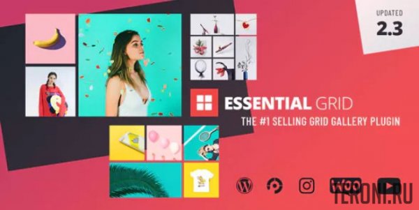 Плагин галереи для WordPress – Essential Grid v2.3.3