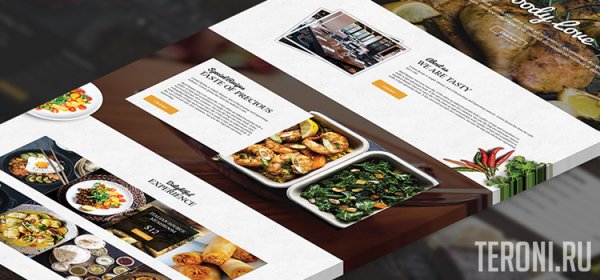 Bootstrap шаблон лендинга для ресторана — Food and Restaurant