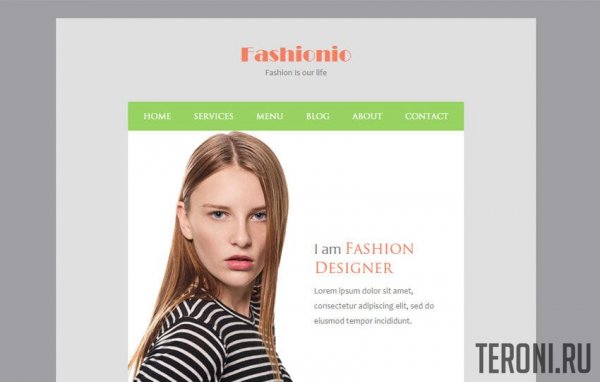 HTML шаблон письма для Email рассылки — Fashionio