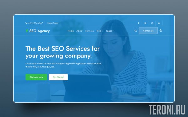 Адаптивный бизнес шаблон HTML — SEO Agency