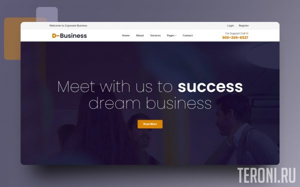 HTML шаблон для бизнес сайта — Dream Business