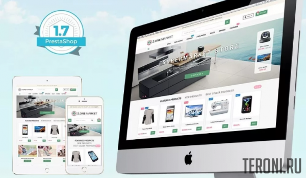 Шаблон для Prestashop 1.7 — ZOne Supermarket Online Shop v2.5.0